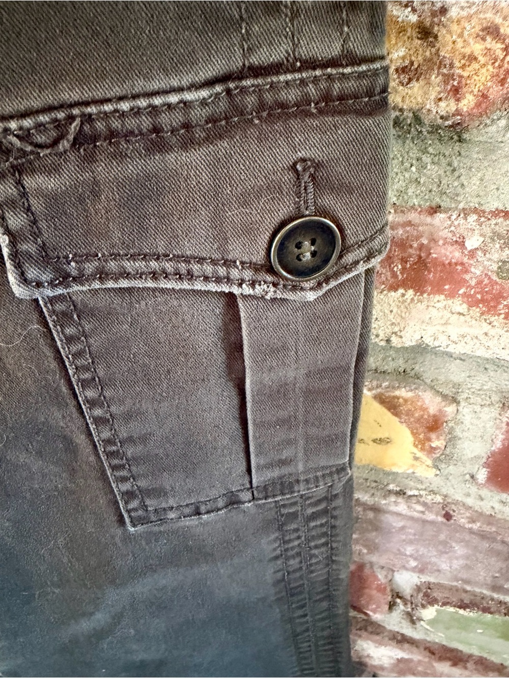 Sanctuary Cargo Pants in Olive Green - Picture 5 of 12